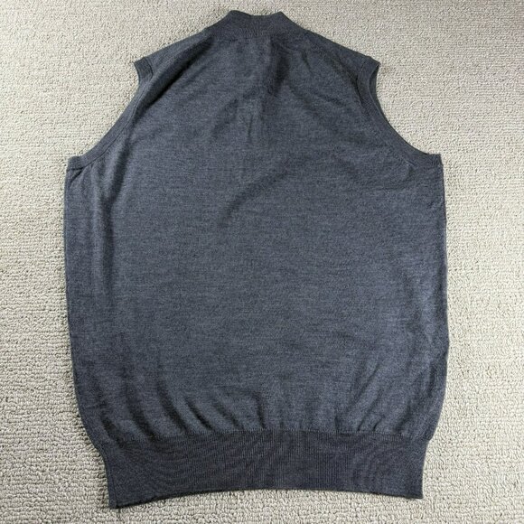 Peter Millar Texas A&M 1/4 Zip Lightweight Sweater Vest Gray Men’s Size M - Picture 7 of 8